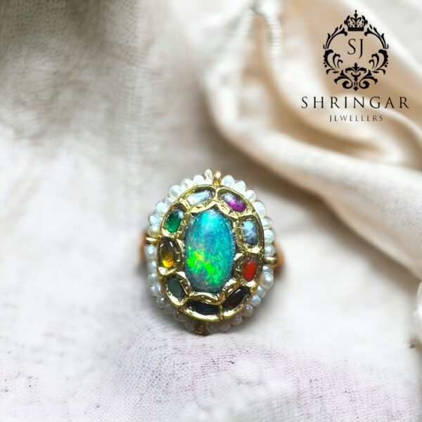 Opal and Multi Ratna ring