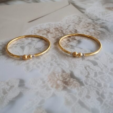 22kt gold bangles – traditional handcrafted jewellery for women