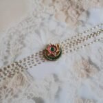 22kt gold Shishphool with Kundan stones and freshwater pearls – traditional Indian bridal head ornament